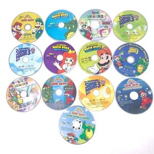 Super Mario Brothers Super Show! & Super Mario Bros 3 DVD Lot Of 13 Discs Only